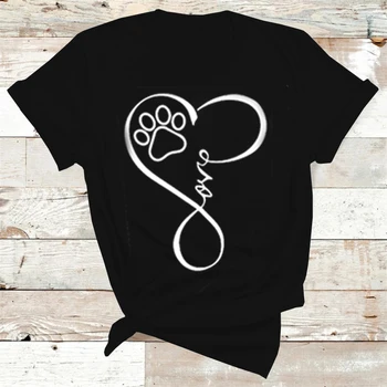 

2020 New Women T-shirts Casual Harajuku Love Printed Tops Tee Summer Female T shirt Short Sleeve T shirt For Women Clothing