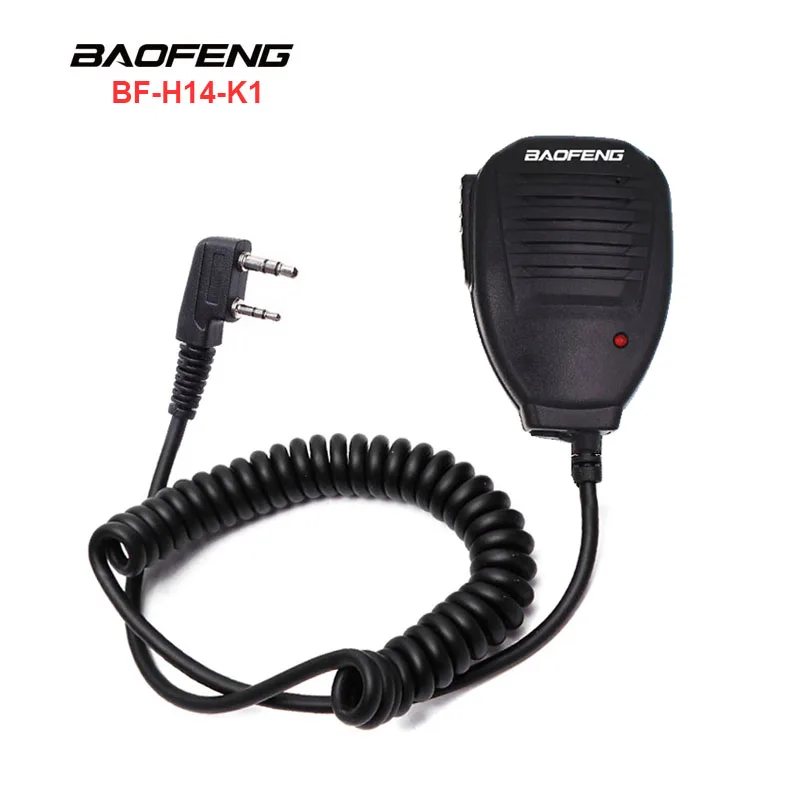 Altavoz de micrófono Baofeng BF-H14-K1 micrófono para $TERM impacto BAOFENG UV-5R BF-888S GT-3 UV-82 DM-1801 DM-1701 DM-1702 UV-B2 plus