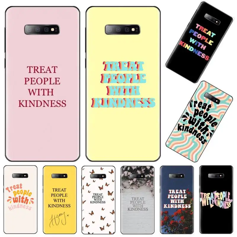 

TPWK Treat People With Kindness Phone Case For Samsung galaxy S 7 8 9 10 20 edge A 6 10 20 30 50 51 70 note 10 plus