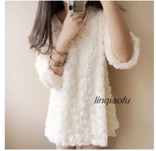 Трехмерная большая Роза кружевной материал для свадьбы платье, кружево, ткань