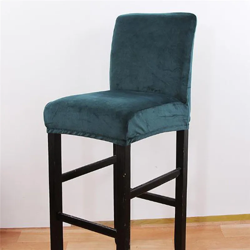 Lelen чистый цвет растягивающийся барный Чехол для стула чехлы сидений чехол отеля