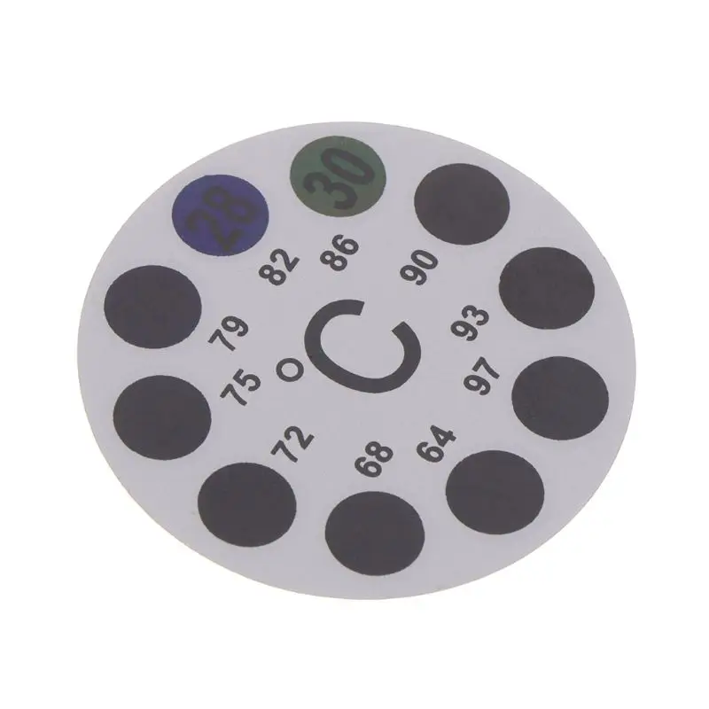 Аквариумный термометр стикер 18 до 36 температура цифровой весы этикетка Stick-on