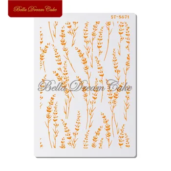 

Vine Flower Drawing Stencils Cake Stencil Children Scrapbooking Painting Plastic Layering Stencil Home Decoration Template