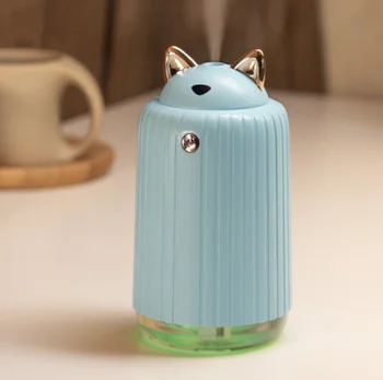 

Cat Humidifier Ultrasonic Air Diffuser USB Fog Machine Air Purifier Freshener For Car Office With LED Lights