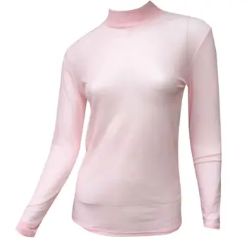 

Sexy Women Blouse Fashion Ladies Shirts Sheer Mesh Fish Net Long Sleeve Crop Top Turtle Neck See Through Female Tops Tees Blouse