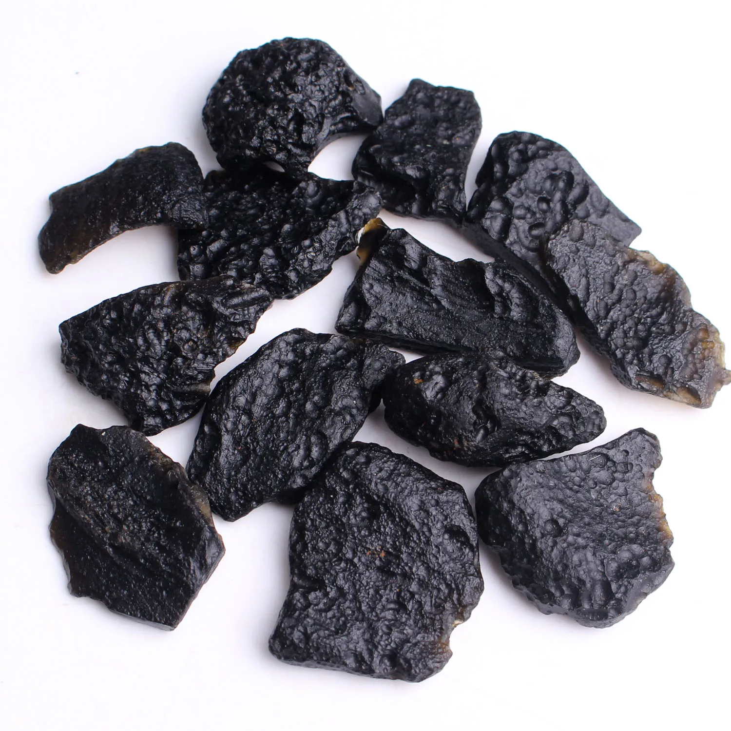 1 шт. натуральный черный метеорит Индокитайский Tektite камень с подвеской