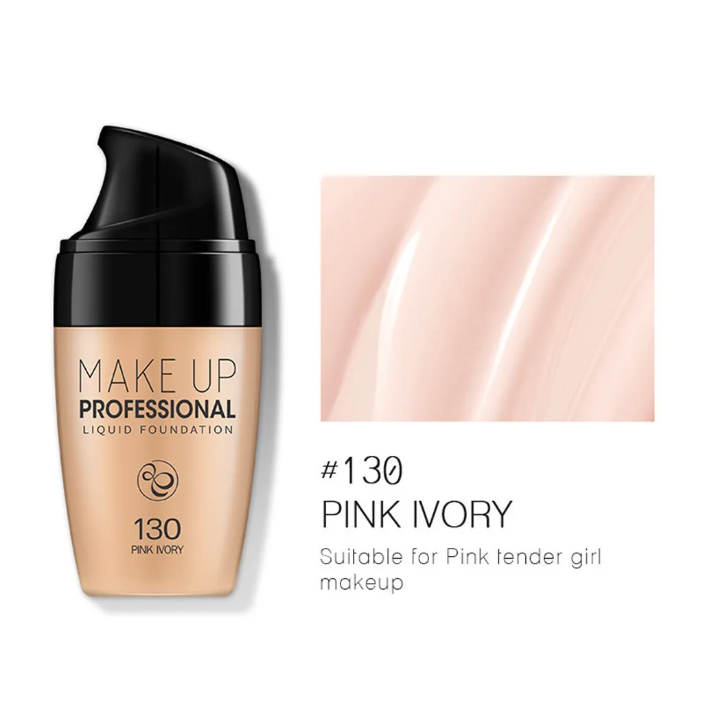 

Face Foundation Cream Waterproof Long-lasting Concealer Silk Serum Foundation Face Base Concealer Matte LongLasting Makeup 30ml