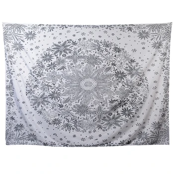 

New Daisy Medallion Printed Tapestry Mandala Wall Hanging Tapestry Soft Bedspread Cover Blanket Textile For Home Art Decoration