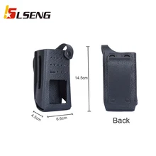 LSENG – étui en cuir dur pour talkie walkie d'extérieur, adapté au Motorola MTP3150 GP338D XIR P8668