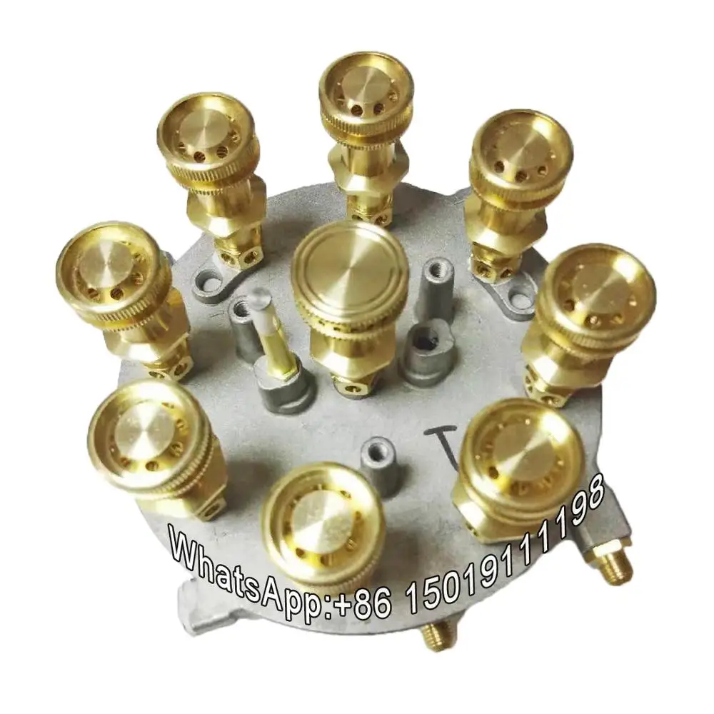 

natural gasNatural gas burner adjustable waterproof lower air inlet embedded modified fierce nine head burner gas stove
