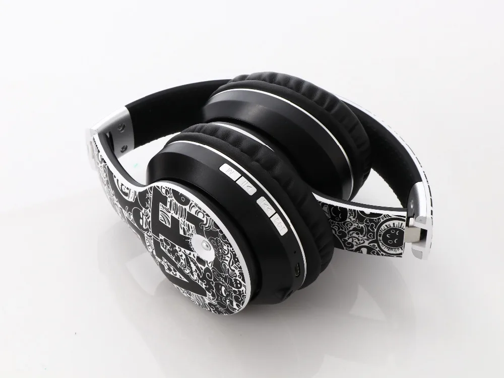 Новинка, гарнитура с граффити B1, беспроводная Bluetooth гарнитура, мобильный компьютер, универсальная складная карта, гарнитура с индивидуальным режимом