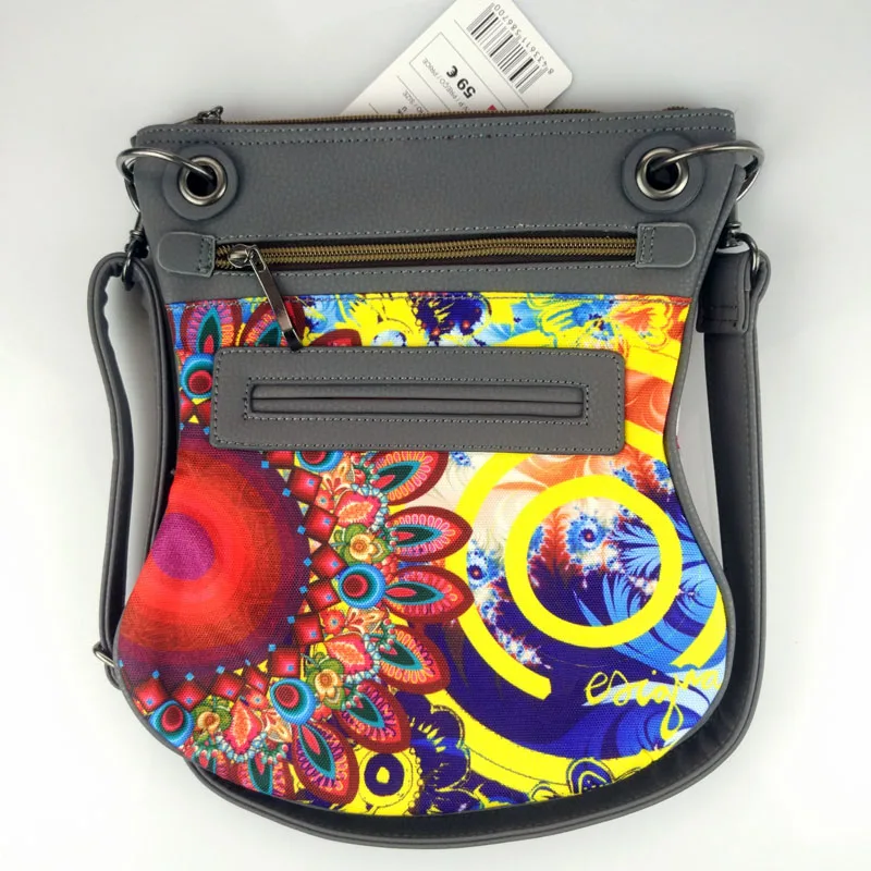 Дизайнерская наклонная испанская сумка вышитая сумка через плечо европейский стиль для женщин - Цвет: A022