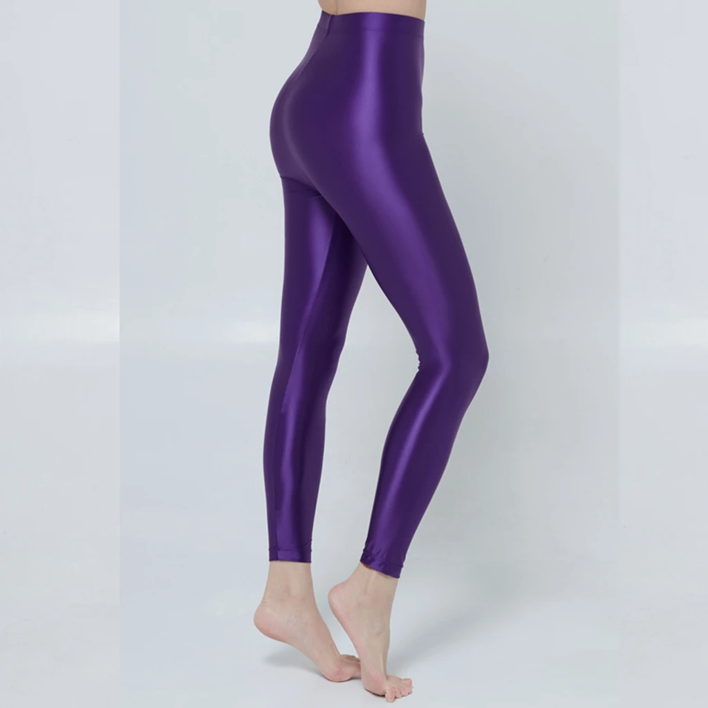 Shiny Yoga Leggings Sport Women Fitness 