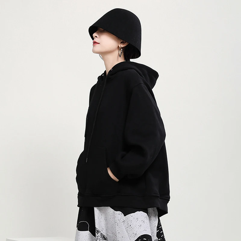 CHICEVER Designer Sweatshirt For Women Hooded
