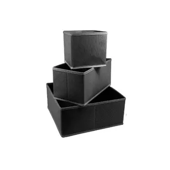 

Six-piece Non-woven Storage Box Foldable Drawer Sundries Sorting Box Underwear Storage Box
