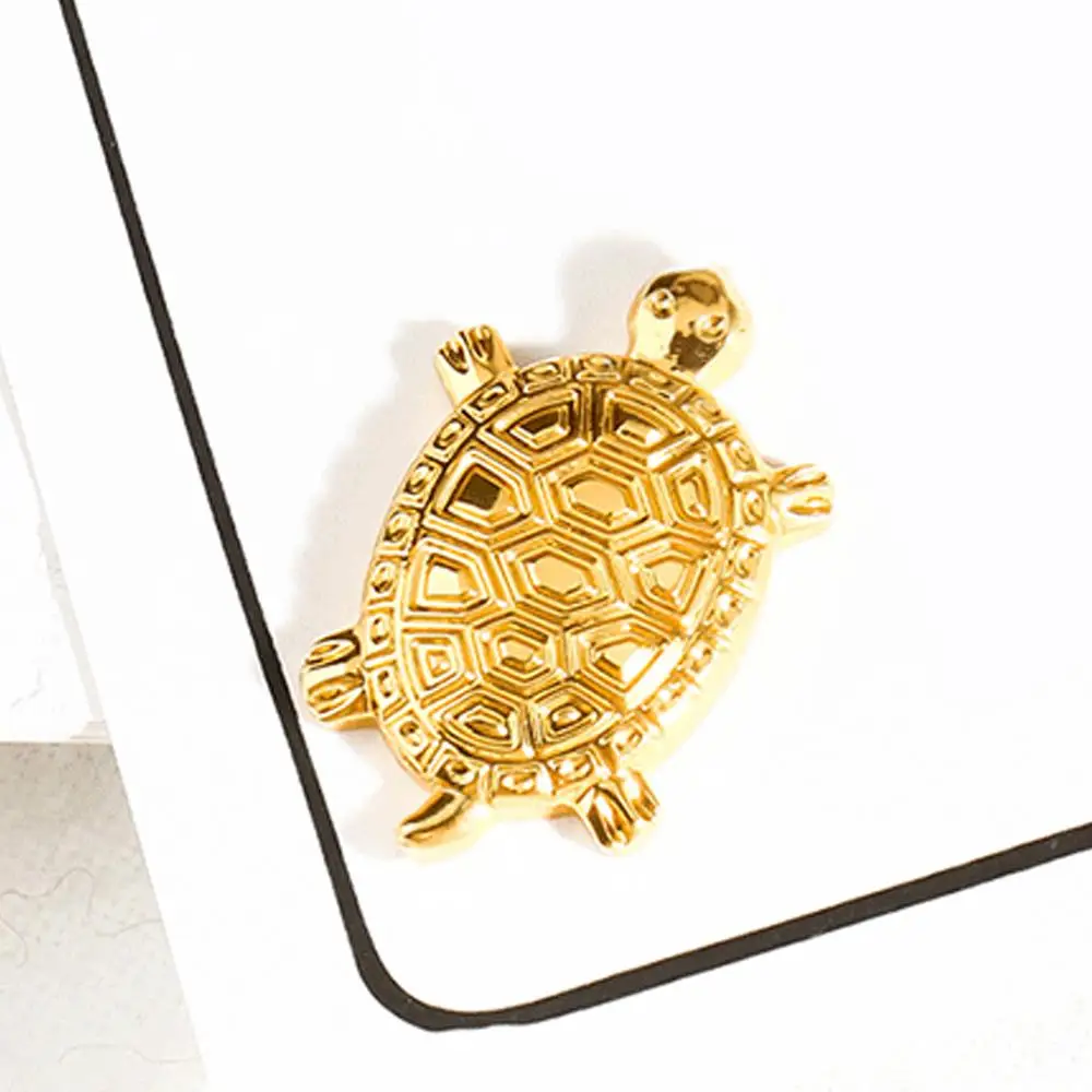 Миниатюрный кошелек с золотым покрытием и подвеской в виде черепахи|Декорации| |