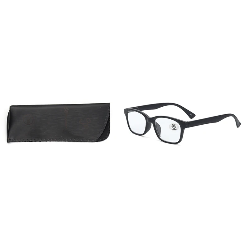 Women Men Fashion Reading Glasses with Case Quality Progressive Bifocal Readers Far and near Multifocal Reading Glasses - Цвет оправы: RD5098 Black