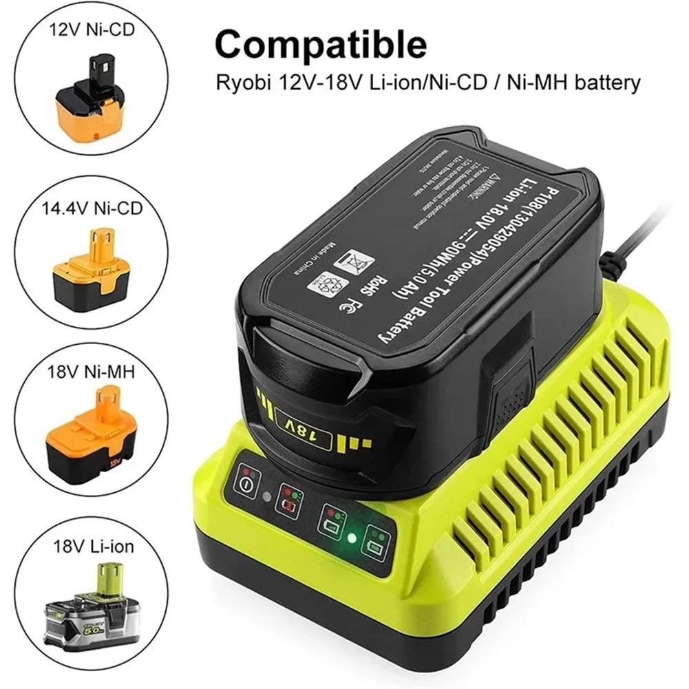 P117 Battery Charger For Ryobi 12V 18V 