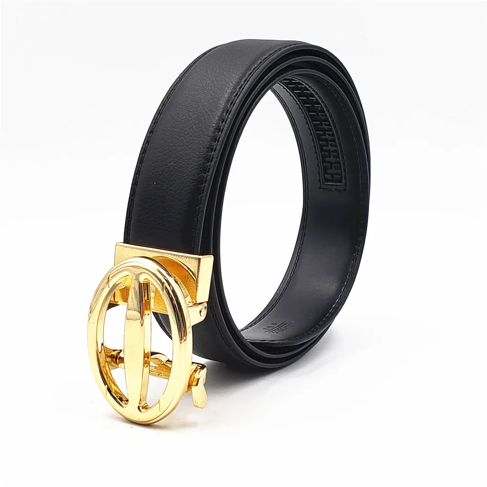 

2019 Designer Belts for Men Automatic Alloy Buckle Men Belt Luxury Real Leather Strap for Male Fashion Casual Belt