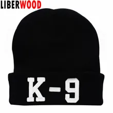 LIBERWOOD шапочка на заказ для мужчин и женщин, K-9, K9, 3D вышивка, череп, шапка, зимняя вязаная шапка, K-9, Полицейская собака, вязаная, тактическая шапка