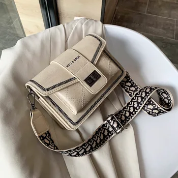 

Broadband bag women 2020 new wave Korean version wild wild ins shoulder bag stereotype messenger bag fashion small square bags