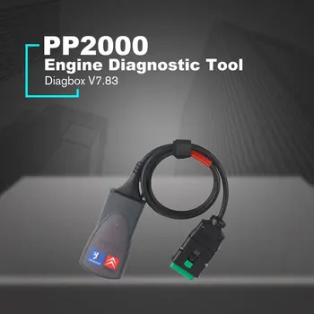 

PP2000 Lexia 3 OBDII OBD2 Diagbox Newest V7.83 Automotive Engine Diagnostic Tool for Citroen Peugeot Car