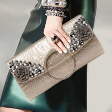 Женский клатч, элегантная женская сумка-конверт из натуральной кожи, клатч, вечерняя сумочка, женские клатчи, сумочка, Прямая поставка