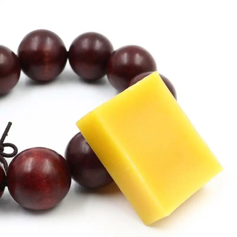 DIY 100% Pure Natural Beeswax Candle Soap Making Supplies Lipstick Material Yellow Bee Wax Wood Polishing Leather Maintain | Дом и сад