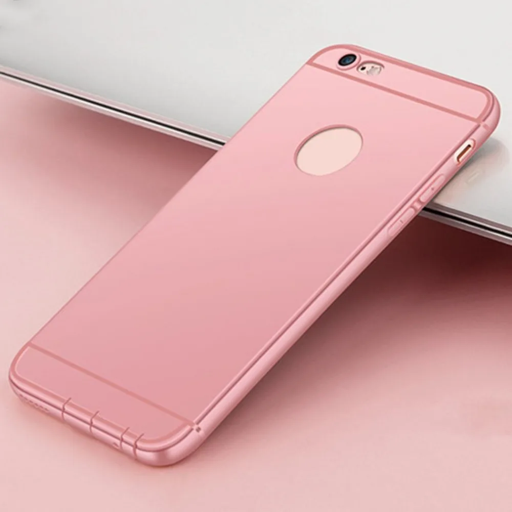

2017 mobile Phone Back Cover Soft Silicone Protective phone Shell Scrape Resistance waterproof cellphone Case For iPhone 6/6s