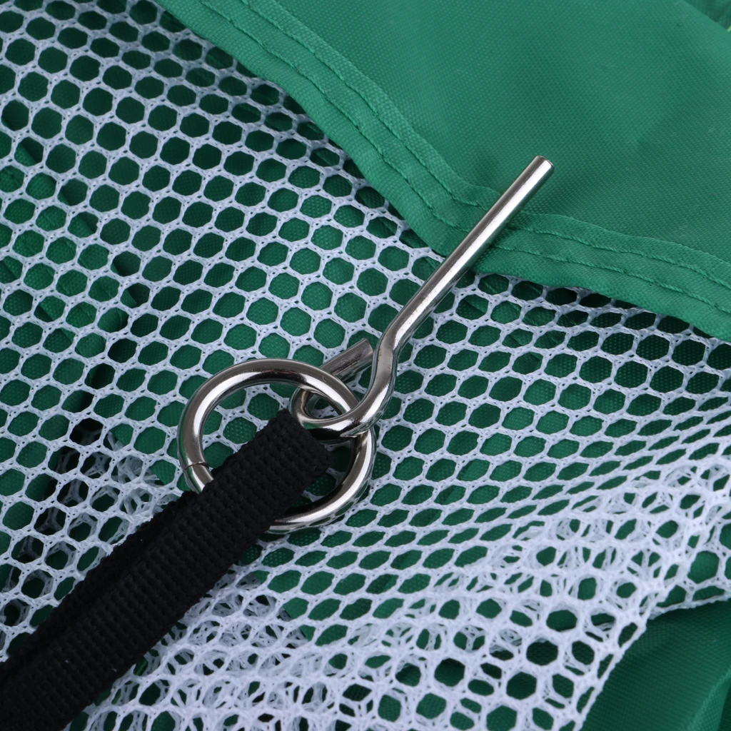 Children Golf Practice Set Putting Mat Chipping Net Carry Bag Included Green