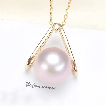 

5PCS/10PCS Wholesale Pearl Pendant Base diy Jewelry Making Bail Beads Cap Connectors Classic Pendants Findings for Women
