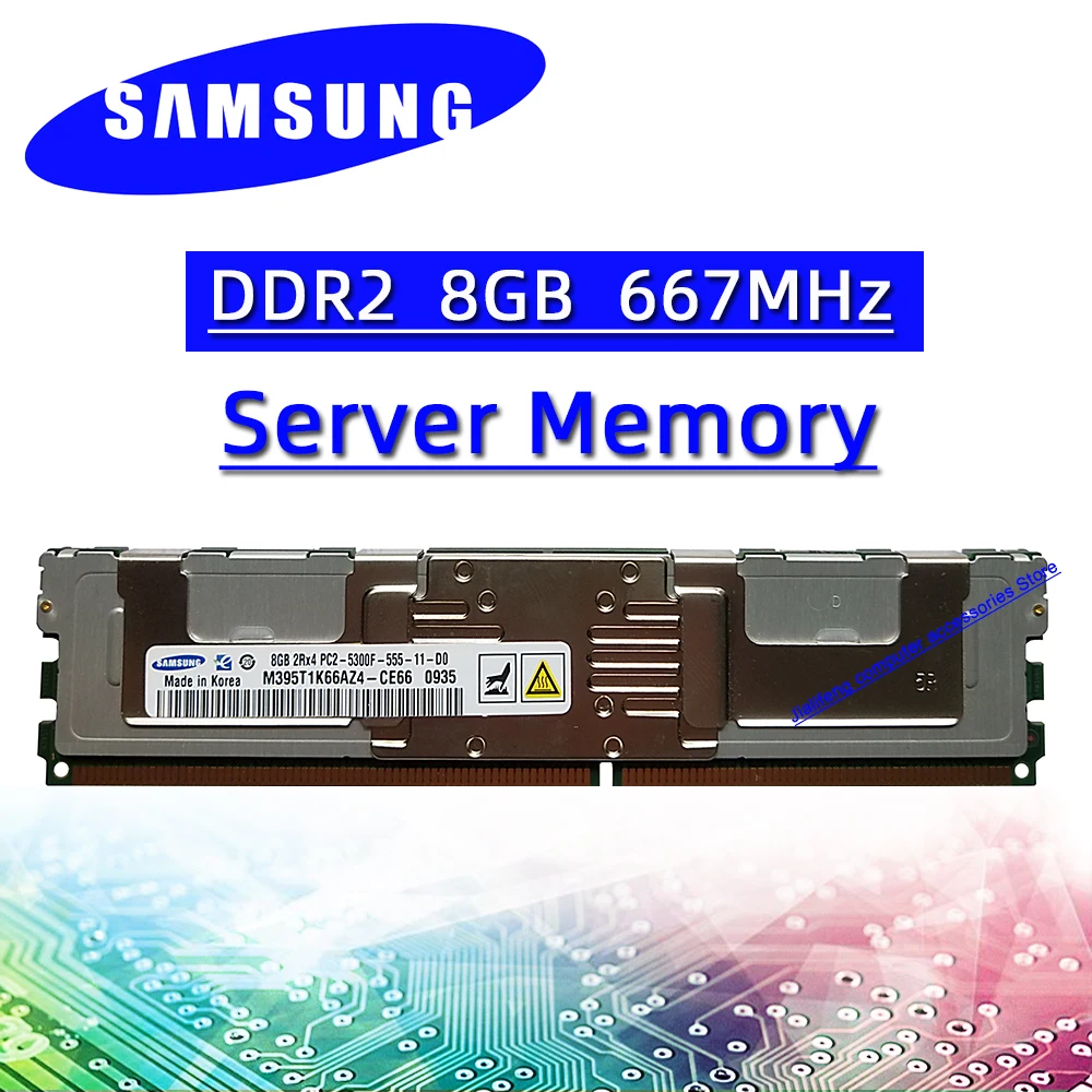 Samsung ddr2 8G 667MHz REG ECC Server Speicher RAM PC2 5300FB-DIMM