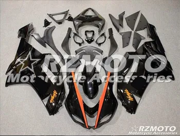 

New ABS Motorcycle fairing kit For Kawasaki Ninja ZX6R 636 2007 2008 Bodywork Injection mold blackStore No.0042