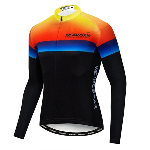 CF0233 Weimostar Pro Велоспорт Джерси для мужчин осень весна с длинным рукавом MTB дышащая велосипедная куртка гоночный велосипед рубашка Майо Ciclismo - Цвет: CF0233