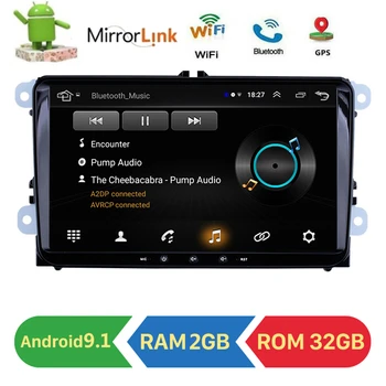 

Android 9.1 Car Multimedia player Auto Radio For Skoda/Seat/Volkswagen/VW/Passat b7/POLO/GOLF 5 6 9 inch 2DIN GPS