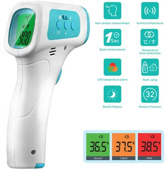 

Body Temperature Tool LCD Digital Non-contact IR Infrared Thermometer Forehead Outdoor Home Digital Infrared Fever Ear Thermomet