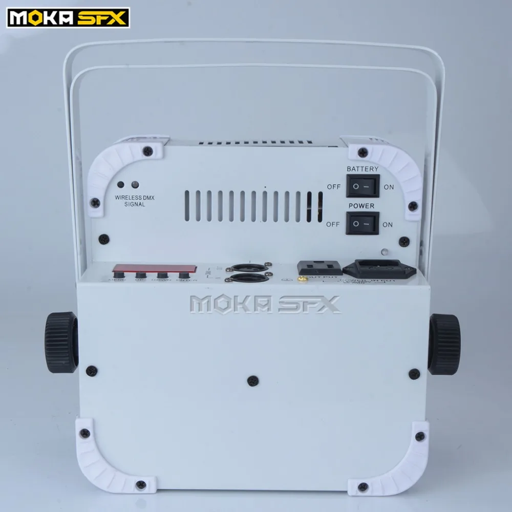 4 шт./партия батарея мощность беспроводной dmx led par Светильник для сцены 9*18 Вт led par Светильник RGBWA UV 6 в 1 полноцветный