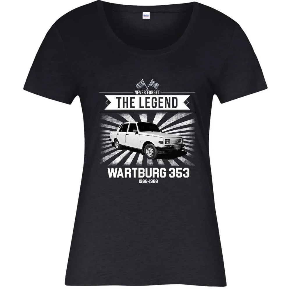 Феминистская wartberg 353 футболка Never Forever The Legends дизайн с автомобилями женские