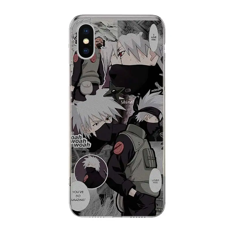 Hot Naruto Japanese Manga Phone Case Cover For Apple iphone 12 Mini 11 Pro XR X XS Max 7 8 6 6S Plus + 7G 6G 5 SE Pattern Coque