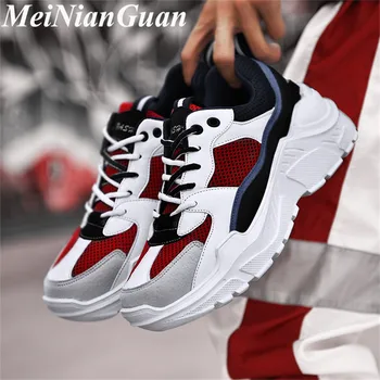 

Breathable Mens Shoes Sports Shoes Thick Bottom Male Shoes Sneakers Spring Autumn Shoes Men Sport Couple Men's Running Shoes I3