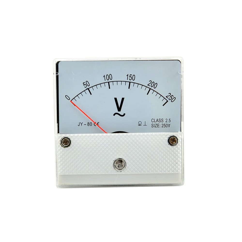AC 0-250V Analoganzeige Voltmeter Spannung Messgerät 99T1 1,5% Fehlergrenze 