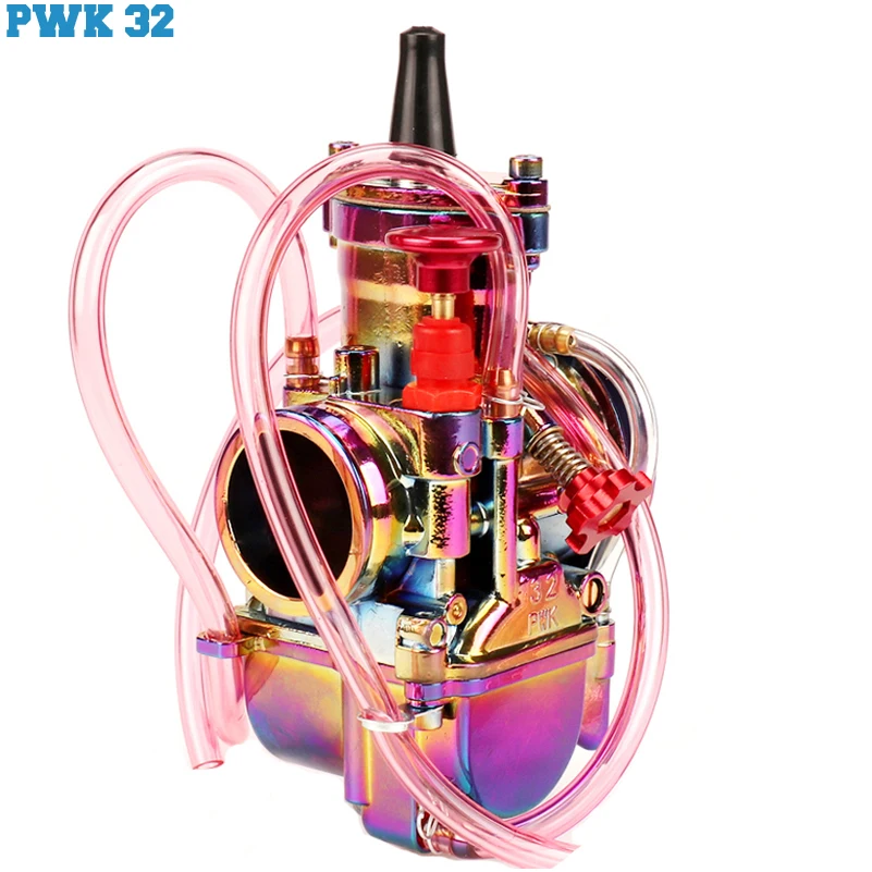 pwk 32 Мотоцикл PWK Карбюратор Carb 28 30 32 34 мм с power Jet 2 T/4 T Багги Quad Go Kart ATV UTV внедорожный скутер - Цвет: pwk 32