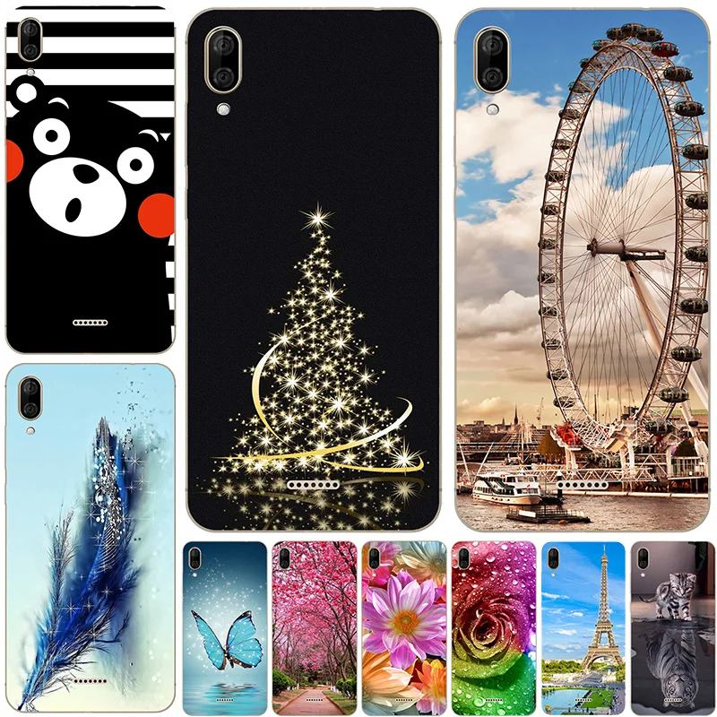 

Case For Wiko Y80 Y 80 Cover Soft Silicone TPU Funda Case Pattern 3D Cat Coque Bag For Wiko Y80 Y 80 Phone Case