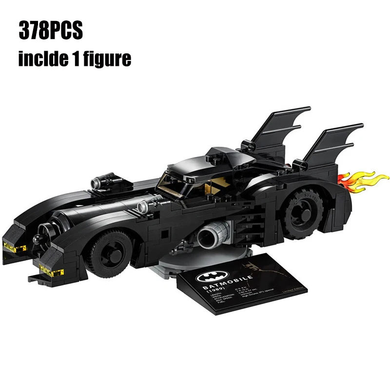 

NEW Super Hero Batman 1989 Batmobile Limited Edition Technic Building Blocks Kit Bricks Movie Model Kids Toys For Children Gift