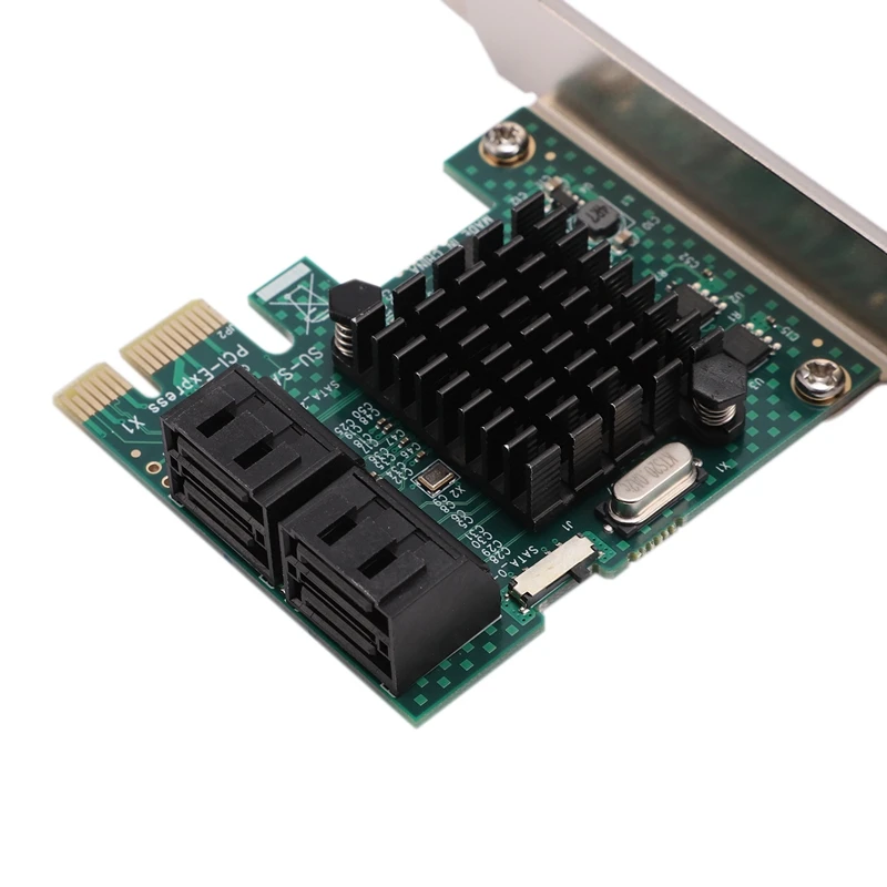 SA3004 4 порта 6G PCI-E для SATA3.0 Riser Card PCI Express для SATA 3,0 Miner SSD IPFS адаптер с большим радиатором для майнинга BTC