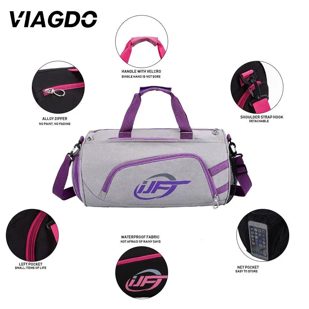36-55L Men Sport Gym Bag Women Yoga Fitness Handbag Canvas Waterproof Outdoor Travel Luggage Shoulder Bags Hide Backpack