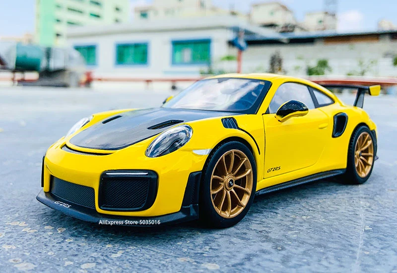 Maisto 1:24 Porsche 911 Gt2 Rs Simulation Alloy Car Model Crafts 