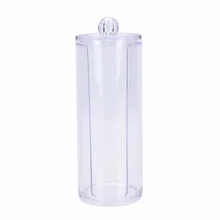 Акриловые ватные диски ватные палочки прозрачный держатель для хранения коробка прозрачный косметический макияж Чехол Органайзер