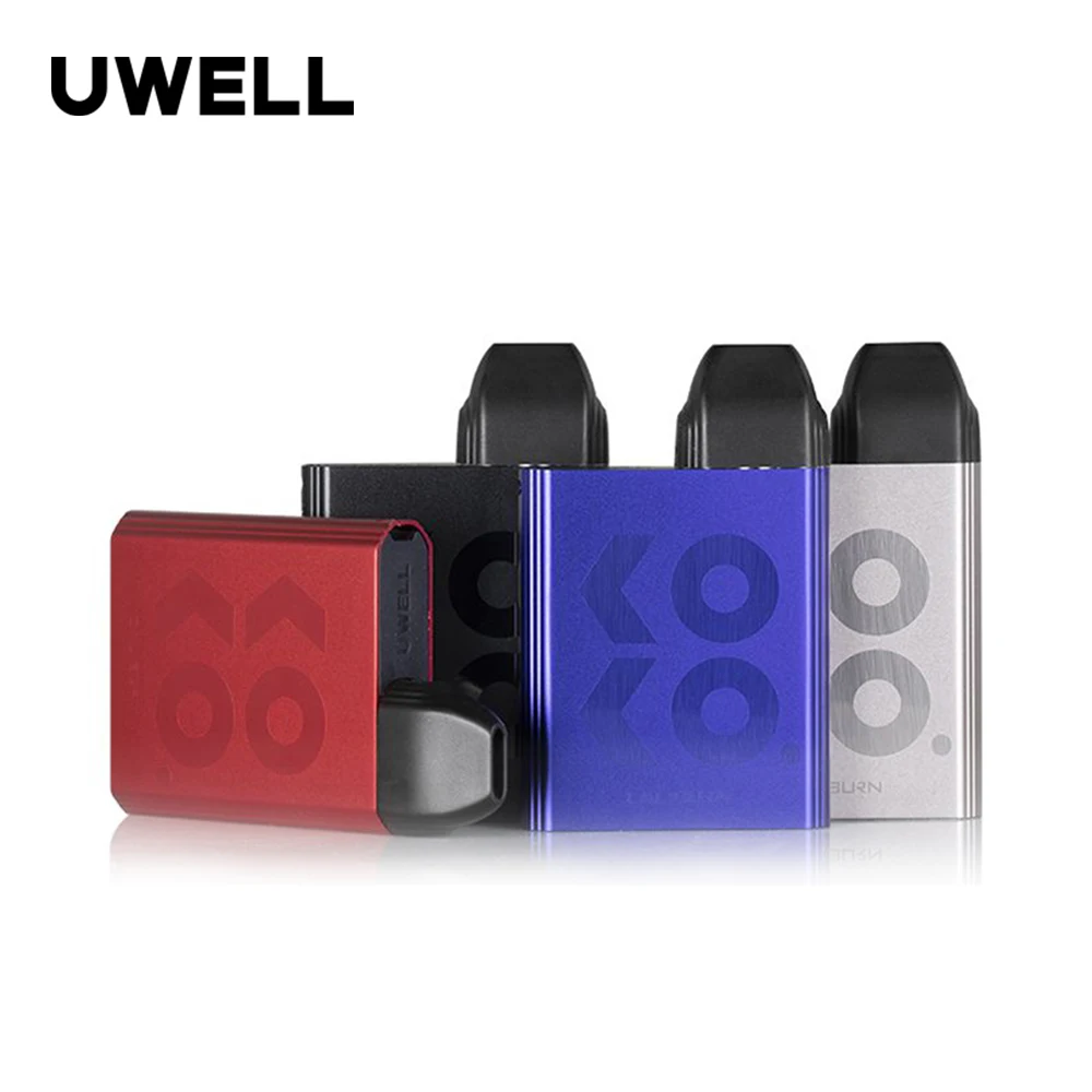 Оригинальный Uwell Caliburn KOKO Pod System Kit 520mAh аккумулятор 2mlPod картридж 1.2ohm катушка