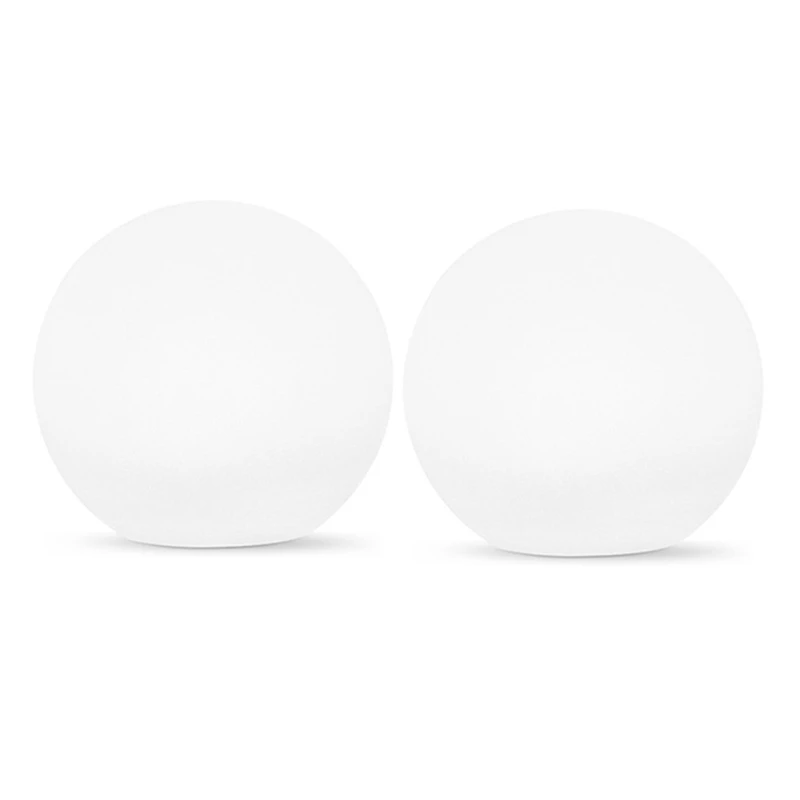 

2Pcs Colorful Outdoor Garden Glowing Ball Lights With Remote Patio Landscape Pathway LED Illuminated Ball Table Lawn Lamps 15cm